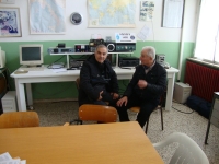 IW9DOP Nino Cisar Ragusa e IW5ACL Marcello ARI Pontedera in visita alla Sezione ARI di Pontedera 2014.JPG