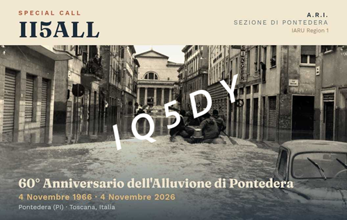 II5ALL – in occasione della ricorrenza dei “60 Anni dall’Alluvione – 4 Novembre 1966”